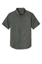 Load image into Gallery viewer, Port Authority Short Sleeve SuperPro React Twill Shirt
