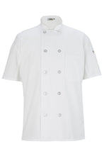 Load image into Gallery viewer, Mesh Back Short Sleeve Chef Coat

