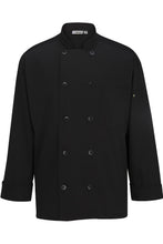 Load image into Gallery viewer, Mesh Back Long Sleeve Chef Coat 10 Button
