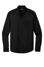 Load image into Gallery viewer, Port Authority Long Sleeve SuperPro React Twill Shirt
