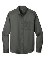Load image into Gallery viewer, Port Authority Long Sleeve SuperPro React Twill Shirt
