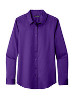 Load image into Gallery viewer, Port Authority Ladies Long Sleeve SuperPro React Twill Shirt
