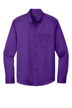 Load image into Gallery viewer, Port Authority Long Sleeve SuperPro React Twill Shirt
