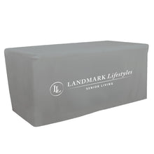 Load image into Gallery viewer, 6' Fitted Table Throw
